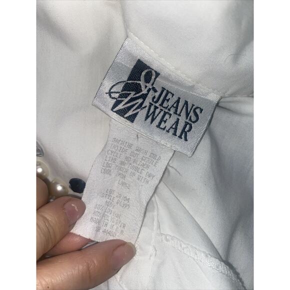 VTG 80s Jeans Wear Western Rodeo Button Up Shirt Top Women’s Cowgirl USA Large - Picture 8 of 8